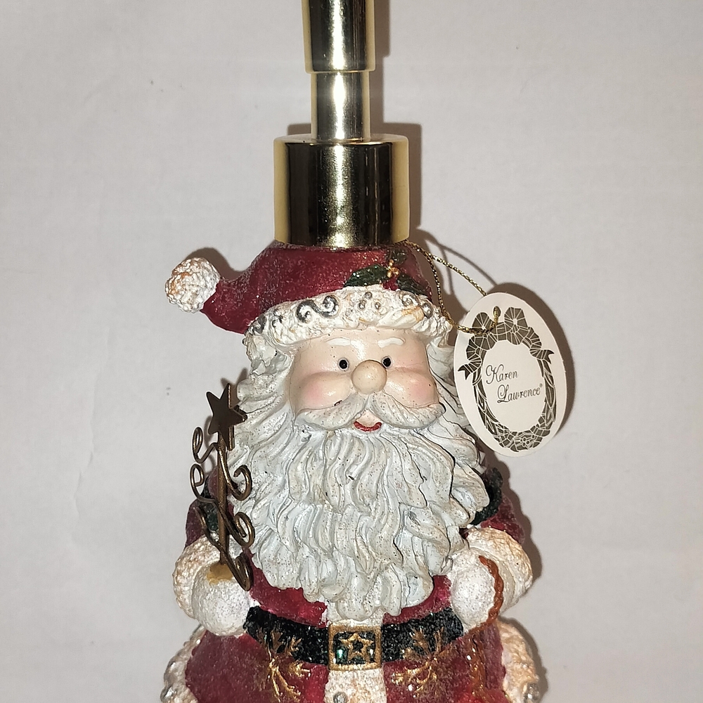 Vtg Santa Claus Soap Dispenser